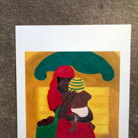 C. Clark Minton Signed Woman & Child 7/100 Limited Edition Giclee Print - Picture 2 of 5